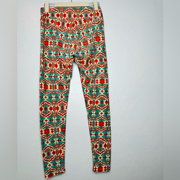Lularoe Leggings Modern Hue Print ONE SIZE 2-10 NEW! - Picture 3 of 13